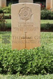 BEIRUT WAR CEMETERY - SHEAHAN, LAURENCE EDWARD